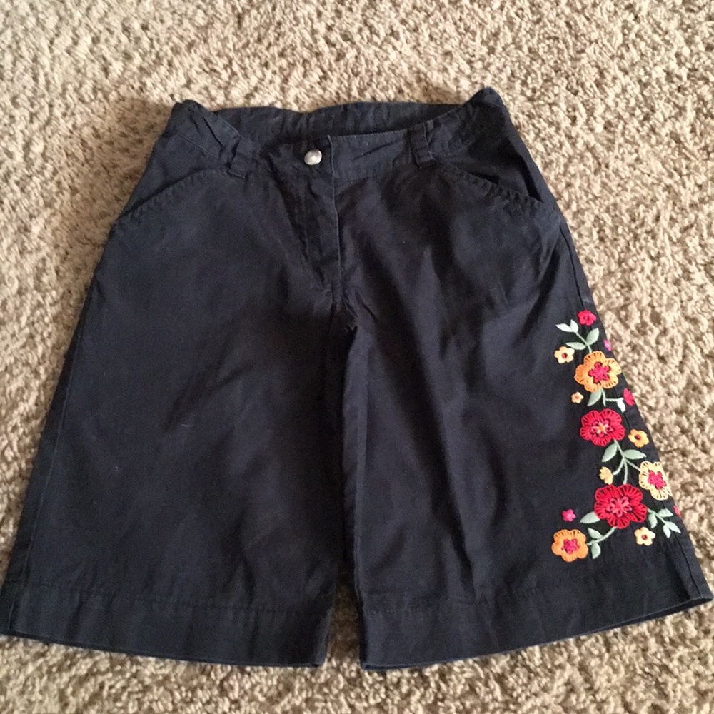 Vintage Gymboree Fiesta Del Sol black shorts sz 6